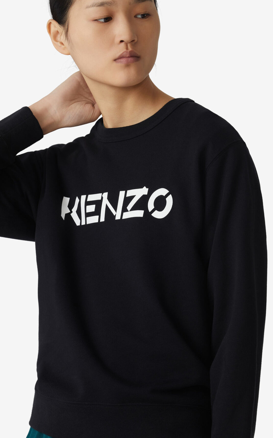 Kenzo Logo Melegítő Felső Női Fekete | ID.744075